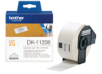 DK11208 Brother DK11208: для печати наклеек черным на белом фоне, 38 мм х 90 мм, 400 в рул