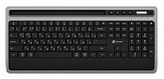 Клавиатура Оклик 860S серый/черный USB беспроводная BT/Radio slim Multimedia (подставка для запястий) (1809323)