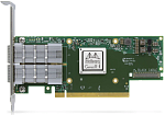 1000537038 Адаптер MELLANOX Infiniband ConnectX®-6 VPI adapter card, HDR IB (200Gb/s) and 200GbE, dual-port QSFP56, PCIe4.0 x16, tall bracket