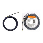 1924689 TDM SQ0590-0021 Нейлоновая кабельная протяжка НКП диаметр 4мм длина 5м с наконечниками (черная)