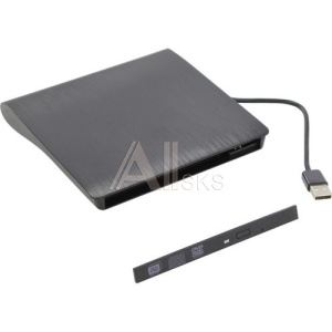1719594 Кабель ORIENT UHD9A2, USB 2.0 контейнер для оптического привода ноутбука 9.5 мм, установка ODD без отвертки, встроенный USB , питание от USB, черный (3
