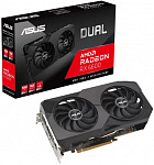 Видеокарта Asus PCI-E 4.0 DUAL-RX6600-8G AMD Radeon RX 6600 8Gb 128bit GDDR6 2044/14000 HDMIx1 DPx3 HDCP Ret