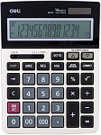 1678771 Калькулятор настольный Deli E1672C серебристый 14-разр.