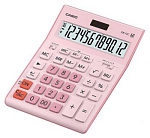 1078423 Калькулятор настольный Casio GR-12C-PK розовый 12-разр.