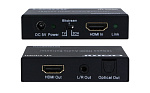 140060 Деэмбеддер HDMI 4K60 Infobit [iTrans AD01] HDCP 2.2, RCA и оптический выход