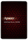 SSD APACER PANTHER AS350X 128Gb SATA 2.5" 7mm, R560/W540 Mb/s, 3D NAND, IOPS 38K/75K, MTBF 1,5M, 75TBW, Retail, 3 years (AP128GAS350XR-1)