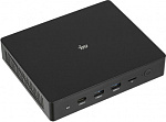 Неттоп IRU 110PGL Cel J4125 (2) 4Gb SSD128Gb UHDG 600 CR FreeDOS GbitEth WiFi BT черный (1829653)
