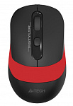 1200657 Мышь A4Tech Fstyler FG10 черный/красный оптическая (2000dpi) беспроводная USB (4but)