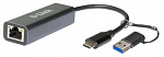 1658287 Сетевой адаптер 2.5G Ethernet D-Link DUB-2315/A1A USB Type-C