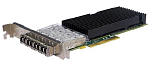 Адаптер SILICOM 10Gb PE310G4SPI9LA-XR Quad Port SFP+ 10 Gigabit Ethernet PCI Express Server Adapter X8 Gen3 , Low Profile, Based on Intel 82599ES, Support Dir