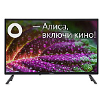 1971691 Телевизор LED Digma 32" DM-LED32SBB31 Яндекс.ТВ черный HD 60Hz DVB-T DVB-T2 DVB-C DVB-S DVB-S2 USB WiFi Smart TV