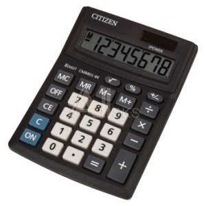 1111703 Калькулятор настольный Citizen CMB801BK черный 8-разр.