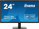 421698 Монитор Iiyama 23.6" X2474HS-B1 черный VA LED 4ms 16:9 HDMI M/M матовая 250cd 178гр/178гр 1920x1080 D-Sub DisplayPort FHD 3.2кг