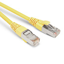 Кабельная сборка Hyperline PC-LPM-STP-RJ45-RJ45-C5e-2M-LSZH-YL Патч-корд F/UTP, экранированный, Cat.5e (100% Fluke Component Tested), LSZH, 2м, желтый