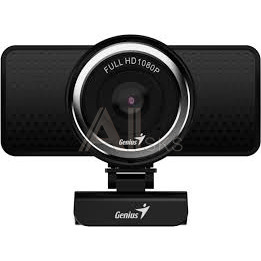 1637821 Web-камера Genius ECam 8000 Black {1080p Full HD, вращается на 360°, универсальное крепление, микрофон, USB} [32200001406]