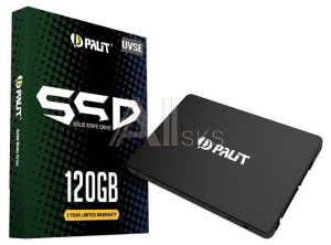 1250420 SSD жесткий диск SATA2.5" 120GB TLC UVSE-SSD120 PALIT