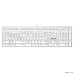 Клавиатура A4Tech Fstyler FX50 белый USB slim Multimedia (FX50 WHITE)