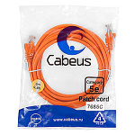 1700442 Cabeus PC-UTP-RJ45-Cat.5e-3m-OR Патч-корд U/UTP, категория 5е, 2xRJ45/8p8c, неэкранированный, оранжевый, 3м