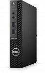 1438274 ПК Dell Optiplex 3080 Micro i5 10500T (2.3) 8Gb SSD256Gb UHDG 630 Windows 10 Professional GbitEth WiFi BT 65W клавиатура мышь черный