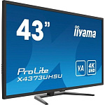 1880109 LCD Iiyama 43" X4373UHSU-B1 {VA 3840x2160 3ms 400cd 178/178 4000:1 2xHDMI DisplayPart USB-Hub Tilt Speakers Black}