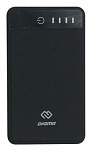 1076506 Мобильный аккумулятор Digma DG-10000-3U-BK Li-Pol 10000mAh 3A черный 3xUSB материал пластик