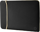 2UF59AA#ABB Сумка HP Case Reversible Sleeve black/gold (for all hpcpq 14,0" Notebooks) cons