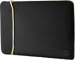 2UF59AA#ABB Сумка HP Case Reversible Sleeve black/gold (for all hpcpq 14,0" Notebooks) cons