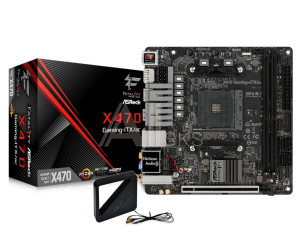1239615 Материнская плата AMD X470 SAM4 MITX X470 GAMING-ITX/AC ASROCK