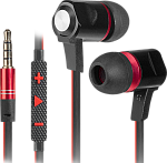1000523019 Defender Гарнитура для смартфонов Lance черный + красный, кабель 1,2 м