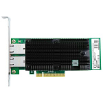 1000695345 Сетевая карта/ PCIe x8 10G Dual Port Copper Network Card