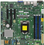 1000382387 Системная плата MB Supermicro X11SSL-F, 1x LGA 1151, Intel® C232, Intel® 6th Gen E3-1200 v5/ Core i3, Pentium, Celeron processors, 4xDIMM DDR4 ECC