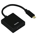431440 Адаптер Hama H-135726 00135726 HDMI (f) USB Type-C (m) 0.1м черный