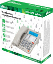 1866902 Телефон проводной Ritmix RT-495 белый/серый