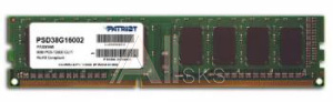 352753 Память DDR3 8Gb 1600MHz Patriot PSD38G16002