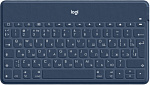 1513846 Клавиатура Logitech Keys-To-Go механическая синий USB беспроводная BT Multimedia for gamer