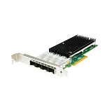 11010180 Lr-Link LREC9804BF-4SFP+ Сетевая карта/ PCIe x8 10G Quad Port Fiber Server Network Card