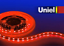 04942 Лента светодиодная ULS-5050-60LED/m-10mm-IP33-DC24V-14,4W/m-5M-RED катушка в герметичной упаковке