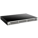 1567968 Коммутатор D-Link SMB D-Link DGS-1510-52XMP/A1A PROJ Настраиваемый L2+ стекируемый с 48 портами 10/100/1000Base-T и 4 портами 10GBase-X SFP+ (48 портов PoE 802.3