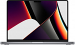 1854925 Ноутбук Apple MacBook Pro A2442 M1 Pro 8 core 32Gb SSD512Gb/14 core GPU 14.2" Retina XDR (3024x1964) Mac OS grey space WiFi BT Cam (Z15G000PF)