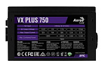 1049261 Блок питания Aerocool ATX 750W VX PLUS 750W (20+4pin) APFC 120mm fan 4xSATA RTL