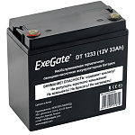 1968080 Exegate EX282974RUS Аккумуляторная батарея ExeGate DT 1233 (12V 33Ah, под болт М6)