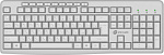 Клавиатура Оклик K225W белый USB беспроводная Multimedia (1875235) Клавиатура Оклик K225W белый USB беспроводная Multimedia (1875235)