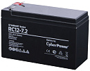 1000525605 Аккумулятор CyberPower 12V7.2Ah Battery CyberPower Standart series RС 12-7.2, voltage 12V, capacity (discharge 20 h) 7.2Ah, max. discharge current (5