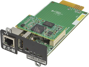 1000553948 Сетевая карта Eaton Gigabit Network Card, мини-слот, совместимость 5SC (стойка) или RT, 5P, 5PX, 9SX, 9РХ, 9E, 93PM, 9PHD, 91PS, 93PS, 93PS Marine,