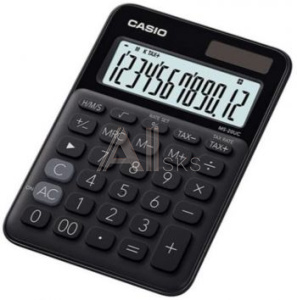 1048490 Калькулятор настольный Casio MS-20UC-BK-S-EC черный 12-разр.