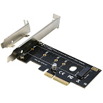 1862131 ORIENT C300E, Переходник PCI-E 4x->M.2 M-key NVMe SSD, тип 2230/2242/2260/2280, планки крепления в комплекте (31100)