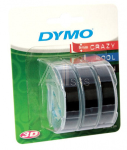 1205459 Картридж ленточный Dymo Omega S0847730 белый/черный набор x3упак. для Dymo