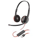 11018125 Plantronics 209745-22 Проводная гарнитура BlackWire C3220 USB-A, SINGLE UNIT
