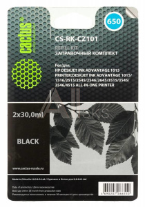 1275077 Чернила BLACK 60ML 2515/3515 CS-RK-CZ101 CACTUS