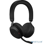 Наушники с микрофоном Jabra Evolve2 75, Link380a MS Stereo Black черный накладные BT/Radio оголовье (27599-999-999)
